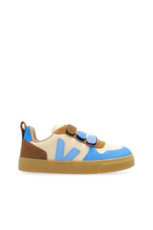 sneakers in pelle beige VEJA KIDS | CV0503801CCREMAMULTICOAQUA